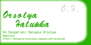 orsolya halupka business card